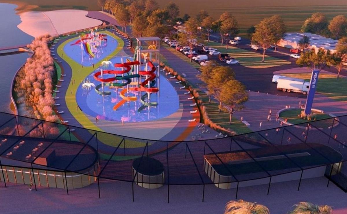 El proyecto del Parque Acuático de La Florida.