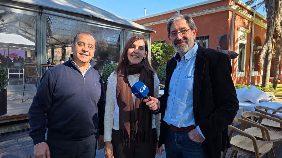 Chema Forte, en el evento de Manos Abiertas.