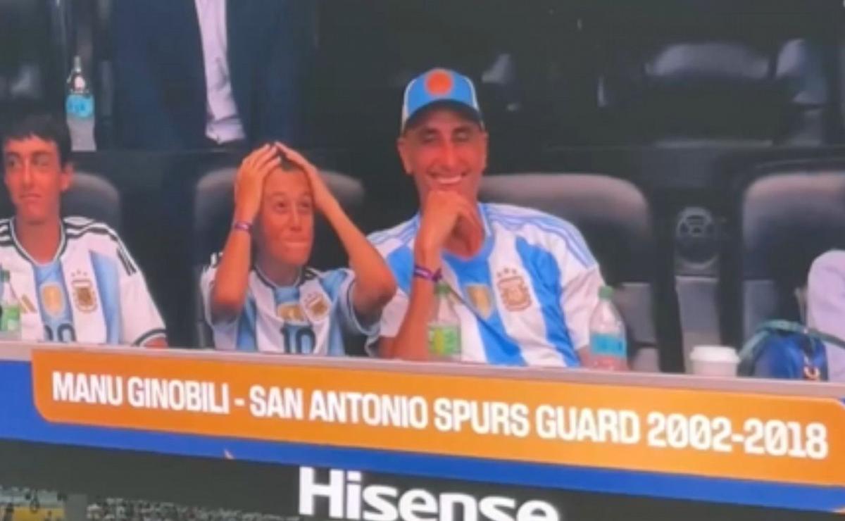 Manu Ginóbili, presente en Dallas.