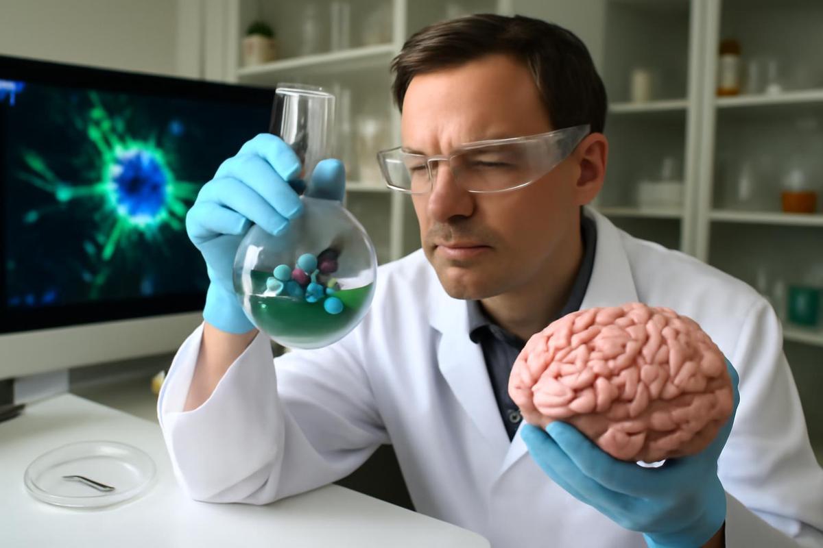 Células inmunitarias del cerebro en acción