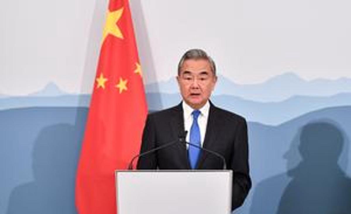Wang Yi, canciller chino.
