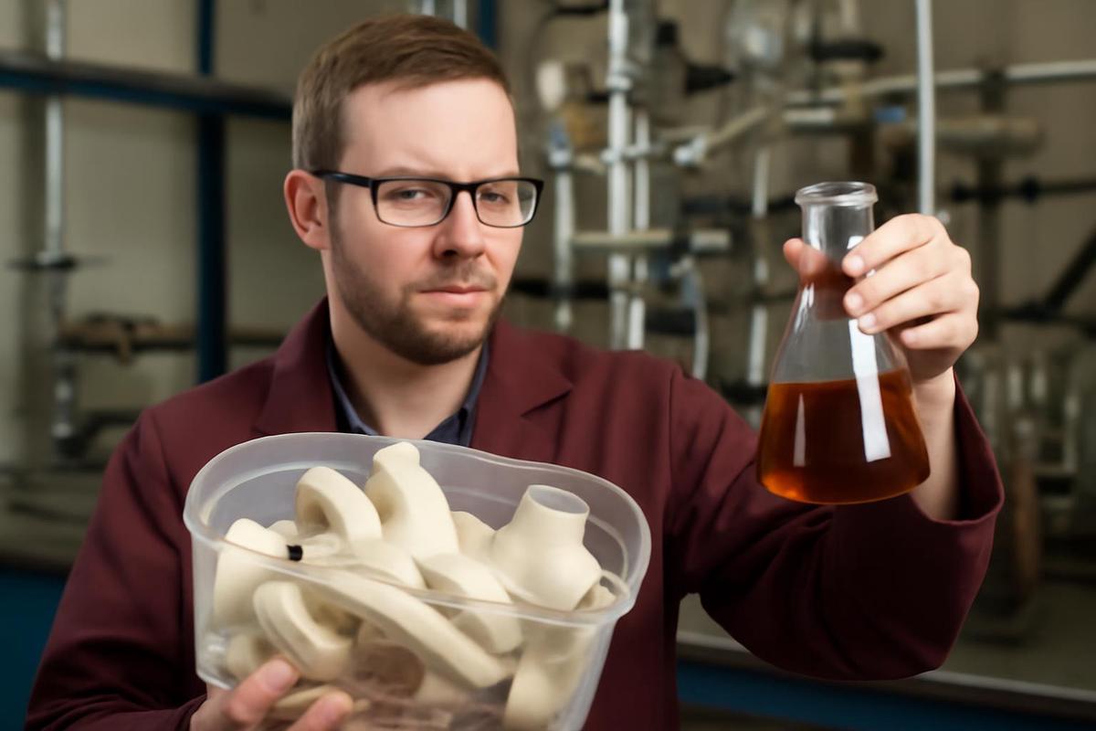Transformación de PVC en lubricante de motor