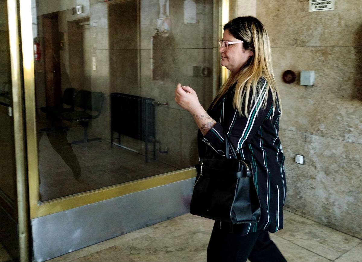 FOTO: Tamara Yañez declaró en los tribunales federales de Retiro.