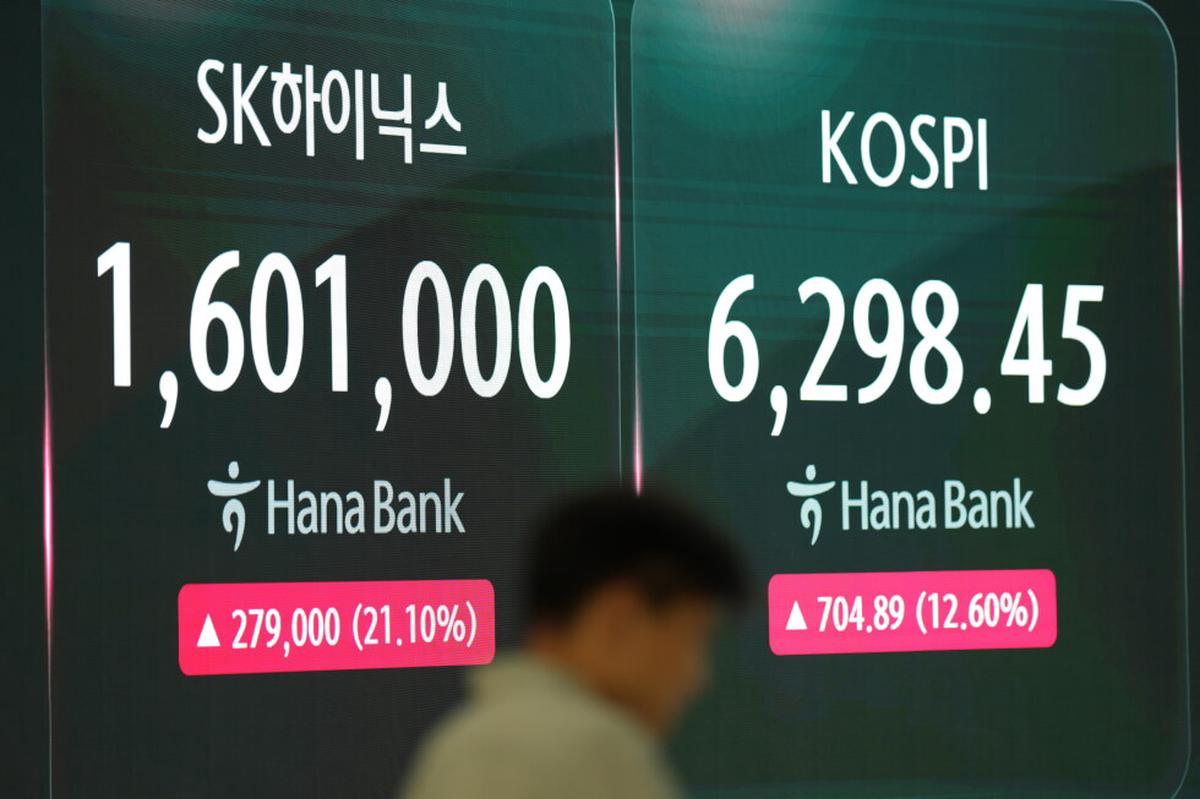El índice Kospi de Corea del Sur sube más de 16% por alza en empresas de chips