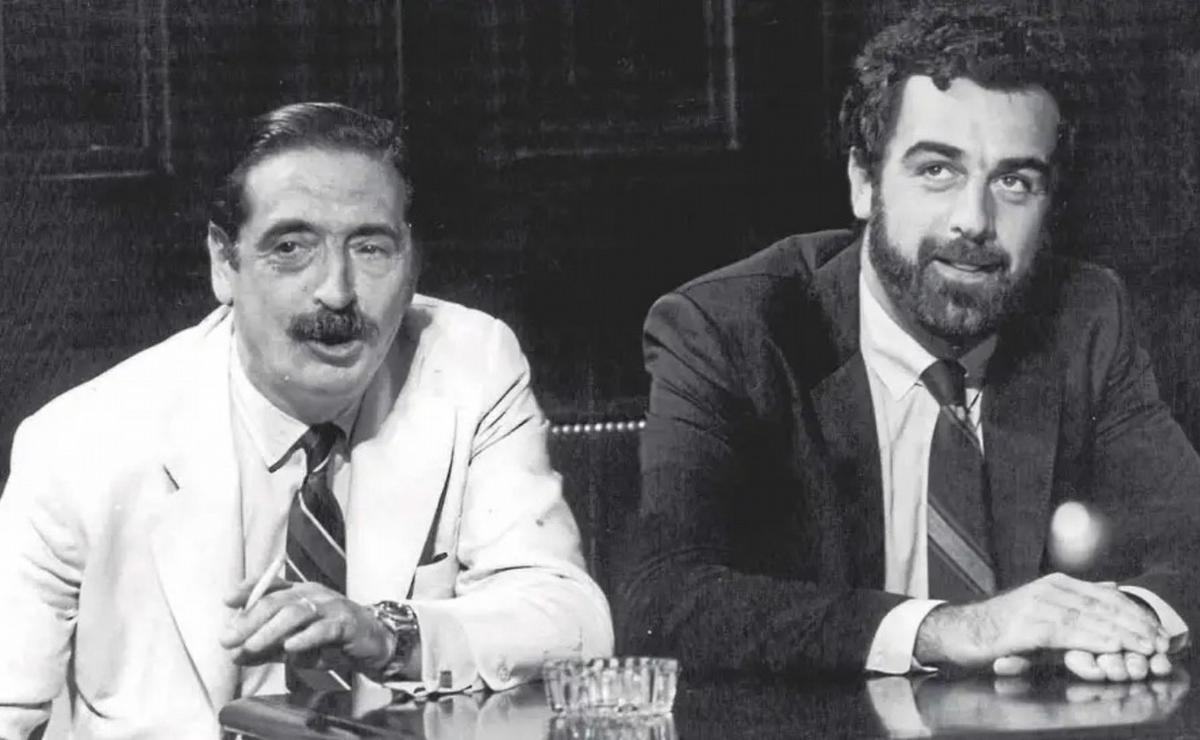 FOTO: Julio César Strassera y Luis Moreno Ocampo, fiscales del juicio a las juntas,