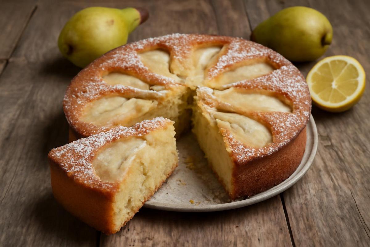 Tarta de Santiago con un toque moderno