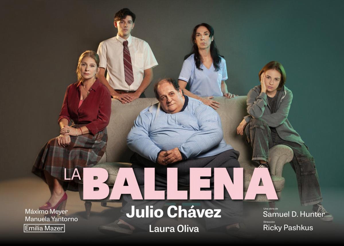 Julio Chávez protagoniza “La Ballena”: la obra conmovedora llega al Comedia