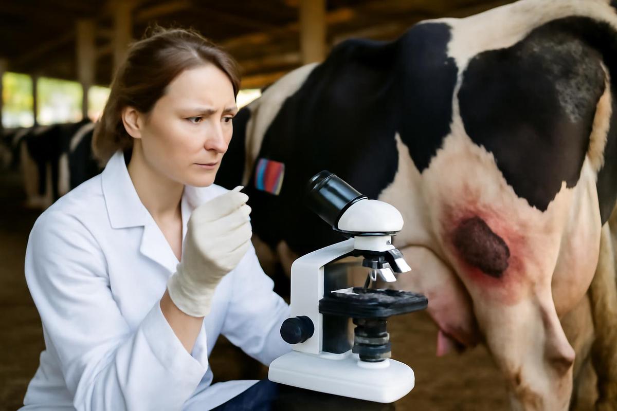 Investigadores analizan el H5N1 en vacas lecheras