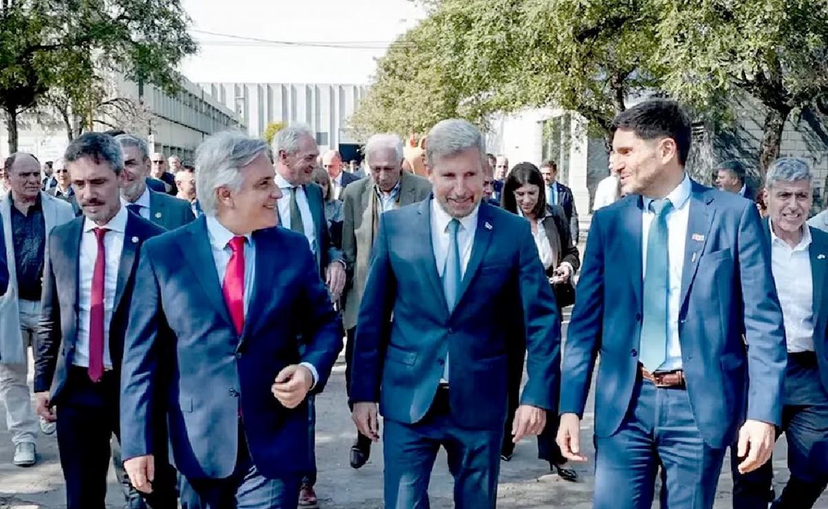 Llaryora, Pullaro y Frigerio serán recibidos este jueves por Santilli.