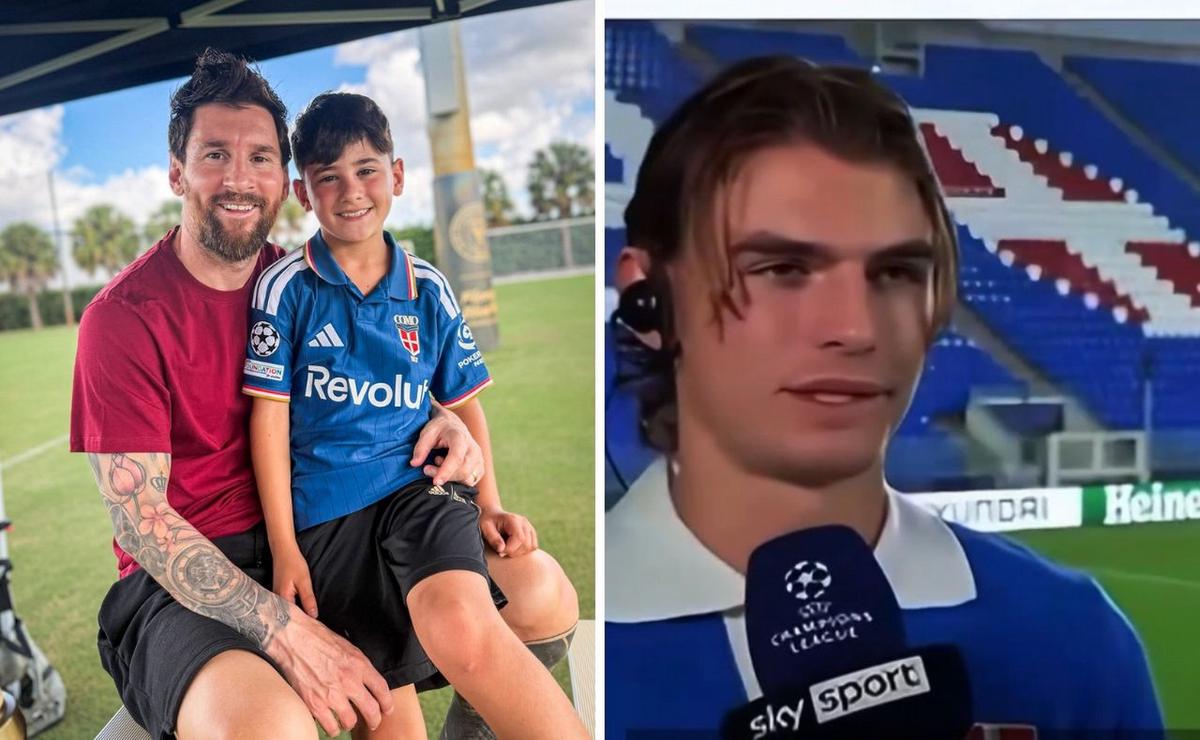 Nico Paz habló de Ciro Messi usando su camiseta.