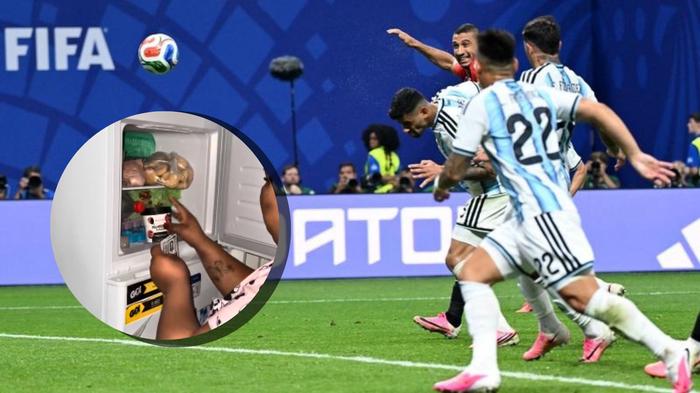 Camilota, la influencer que 'congeló' a Egipto en el partido contra Argentina