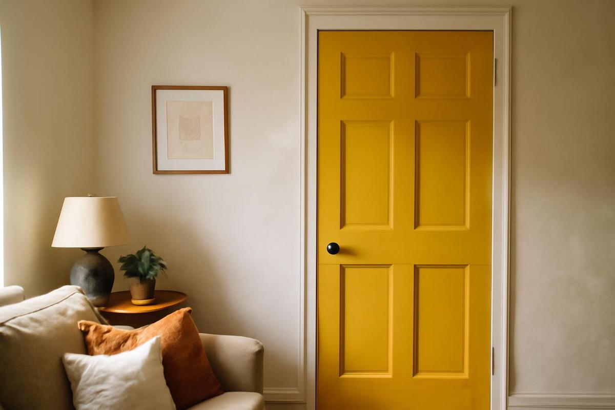 Las puertas pintadas: la nueva tendencia en diseño de interiores