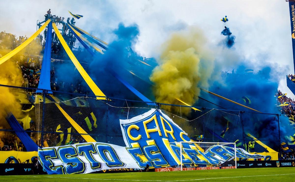 Hinchada de Rosario Central en el Gigante de Arroyito.