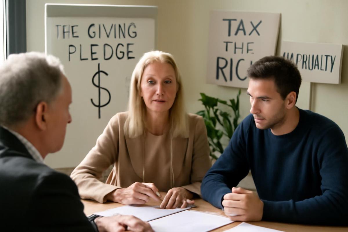 Los multimillonarios y su promesa de donar: ¿un compromiso en crisis?