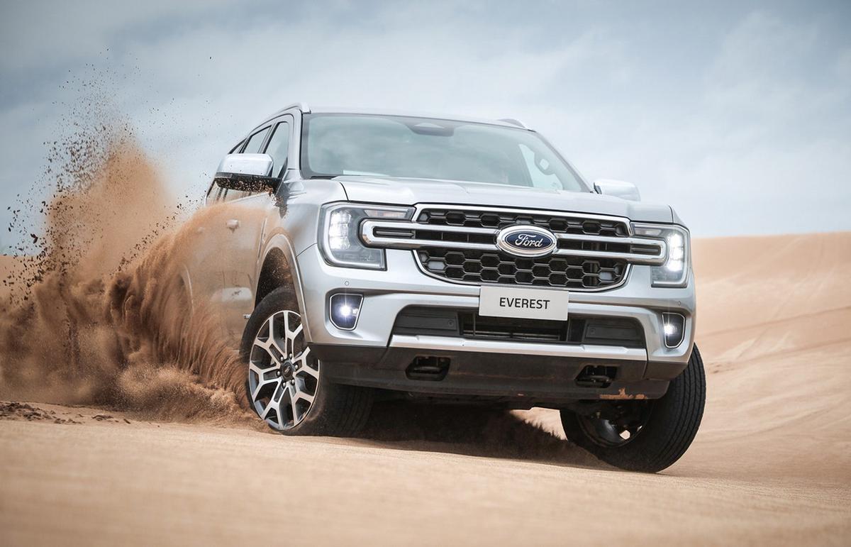 FOTO: Cadena3 en Pinamar en el anuncio de la llegada de la nueva Ford Everest al pais