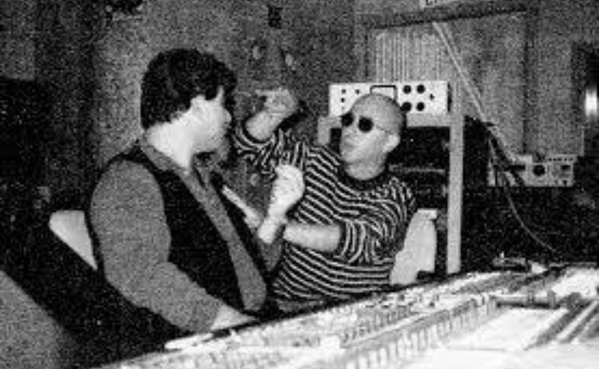 Mario Breuer con el Indio Solari. 