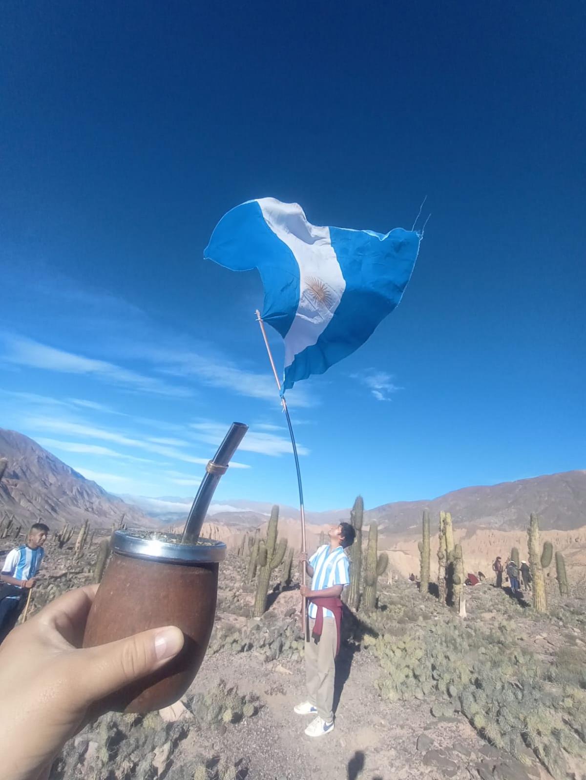Una emotiva muestra de apoyo a la Selección Argentina