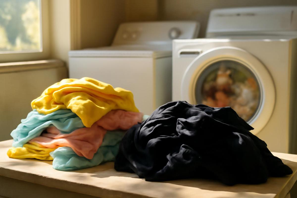 Consejos para secar ropa: separa colores correctamente