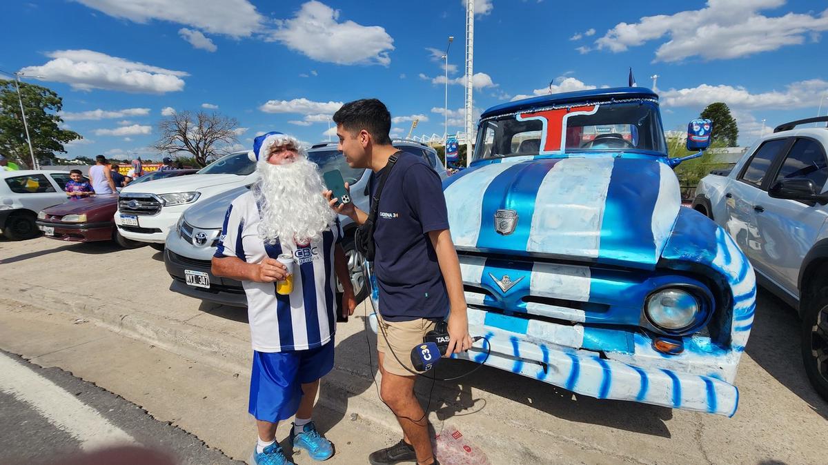 FOTO: El Papá Noel hincha de Talleres