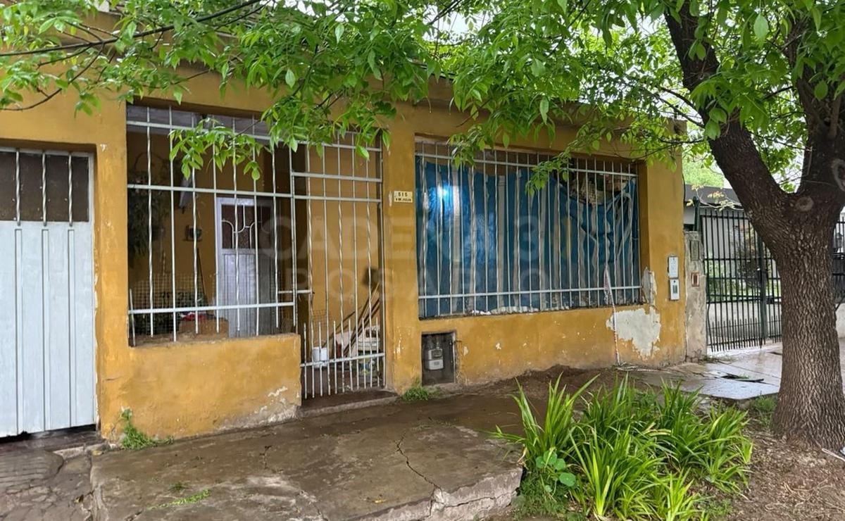Vivienda en Capitán Bermúdez donde se produjo la muerte de la mujer.