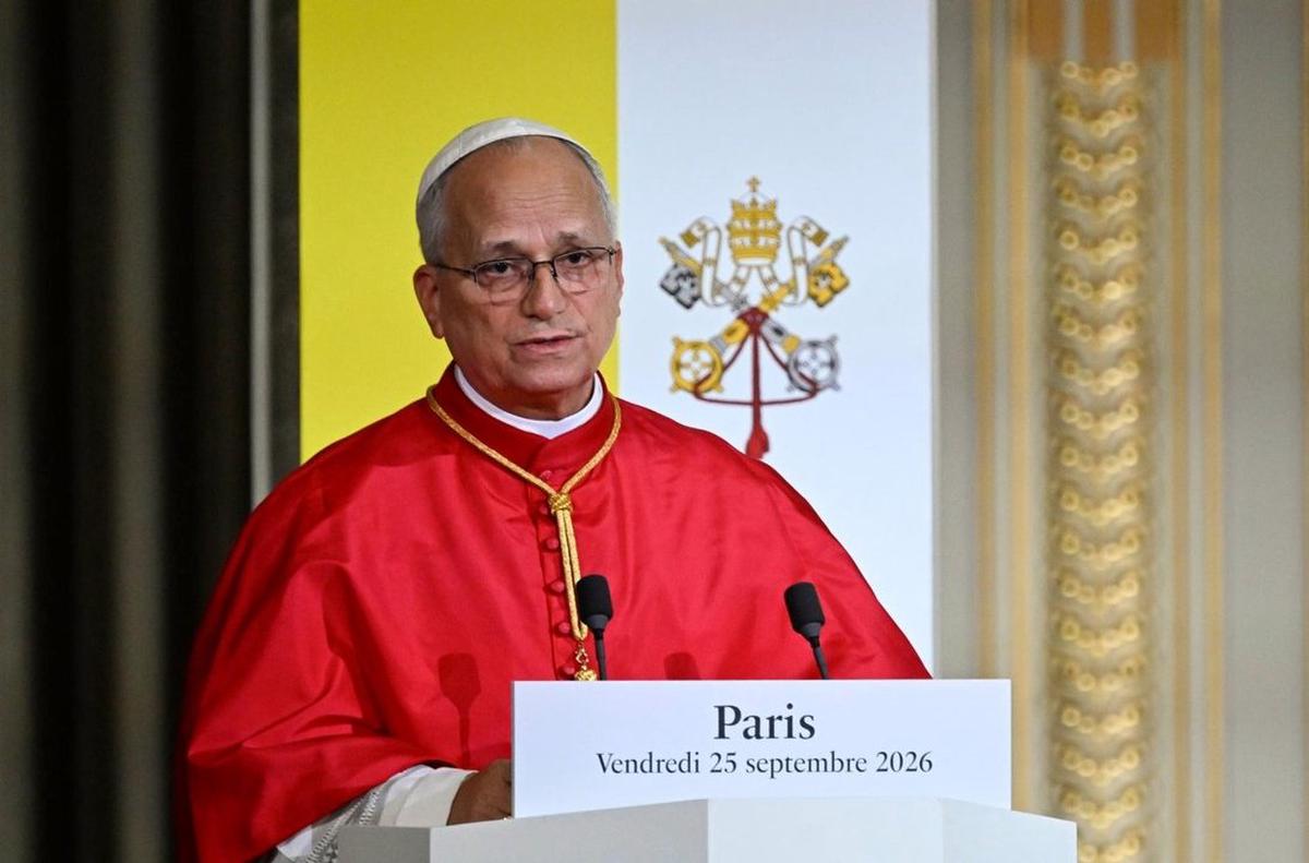 El papa León XIV en Francia.