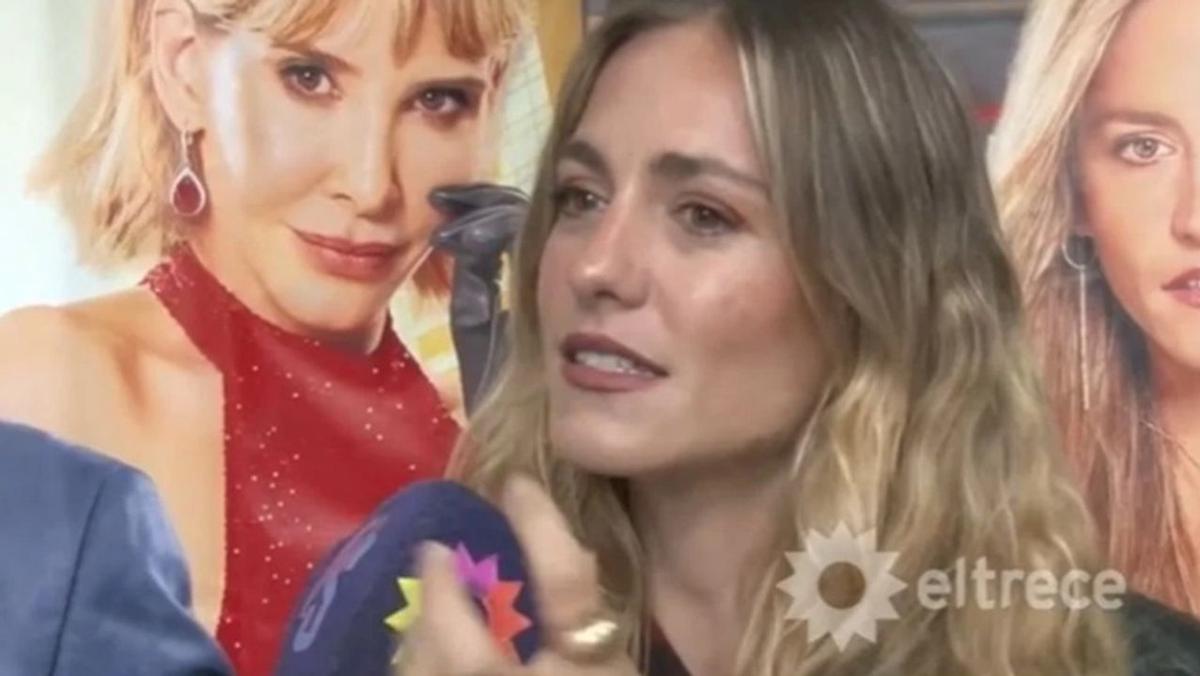 El mal momento que vivió Rochi Igarzábal. Foto: Agencia NA. (Captura TV)