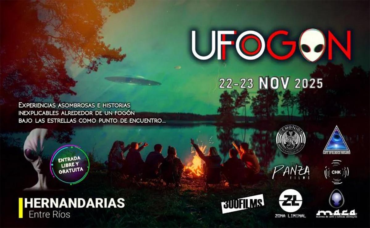 UFOgón un encuentro nacional que combina investigación Ovni, arte, cine.