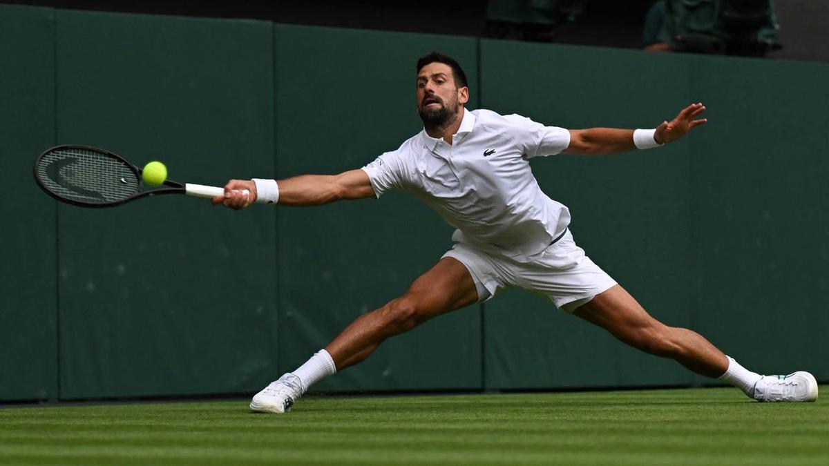 Djokovic quiere seguir dando batalla en Wimbledon.