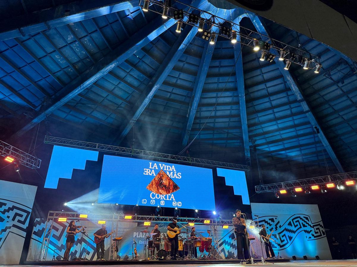 Milo J en un show íntimo en Cosquín. (Foto: Daniel Cáceres).