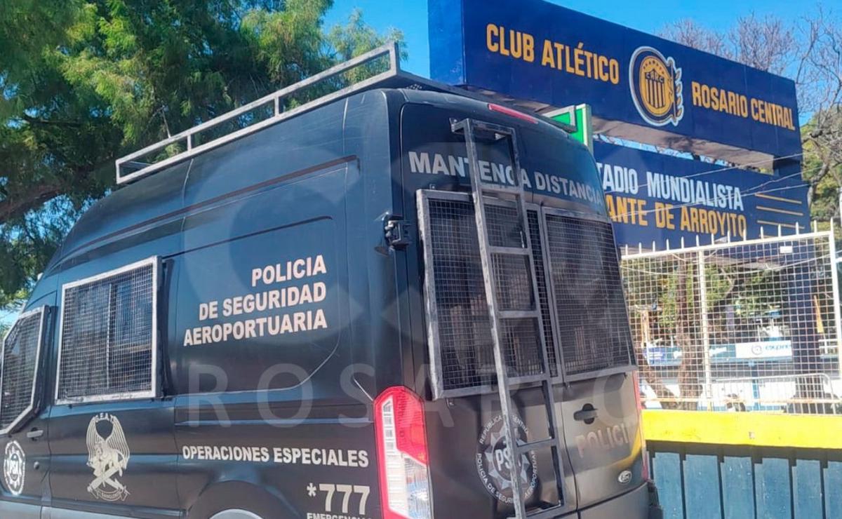 FOTO: La PSA en el estadio de Rosario Central.