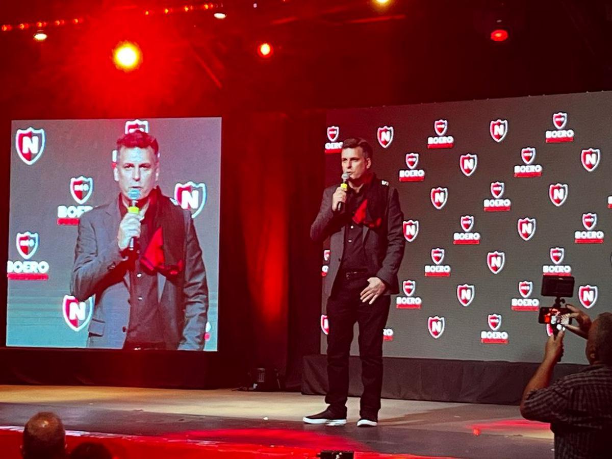 El presidente de Newell‘s, Ignacio Boero. Foto: Agencia NA (X @NachoBoeroNob)