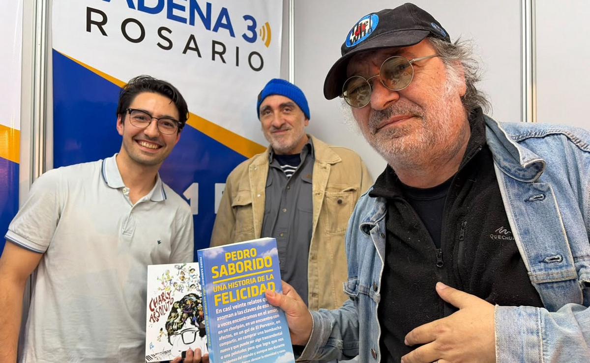 Pedro Saborido y Miguel Rep estuvieron con Cadena 3 en la Feria del Libro
