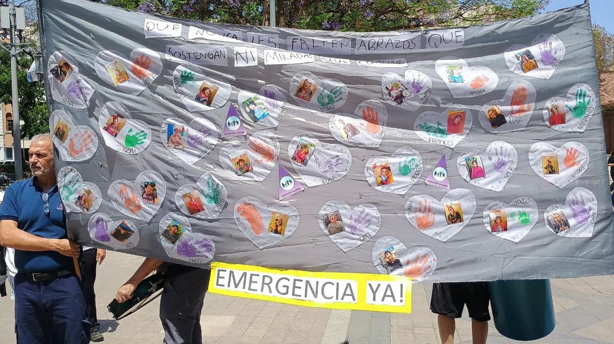 La marcha por la emergencia en discapacidad se desarrolló en el centro cordobés.