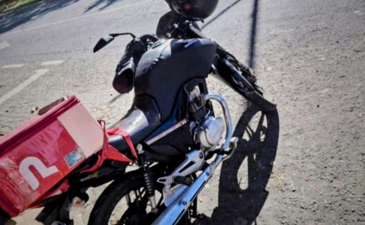 Moto robada en una cochería.