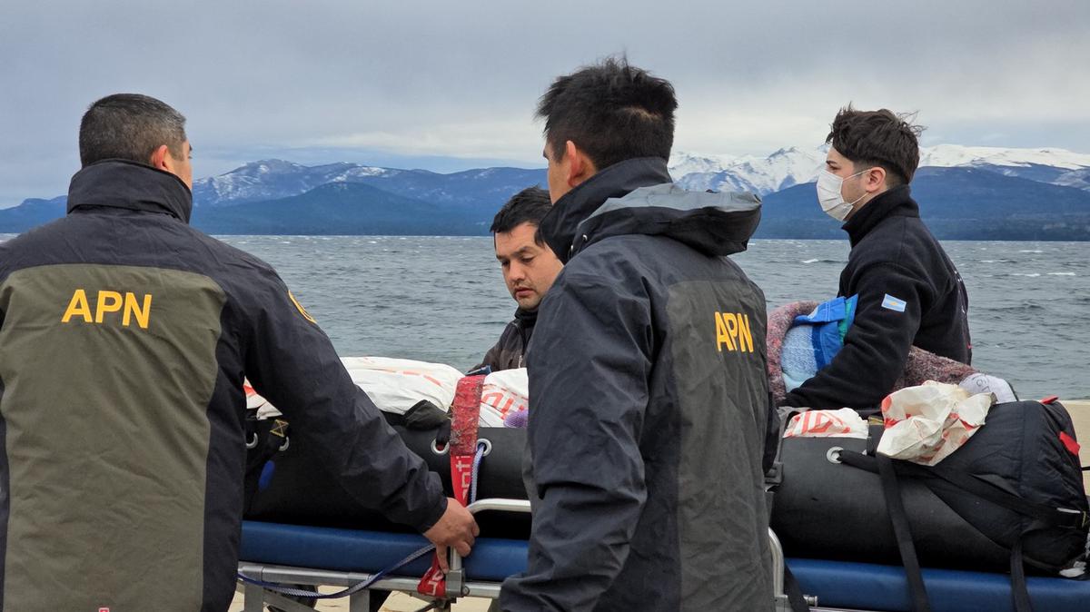 Augusto Gruttadauria fue trasladado al hospital en helicóptero.