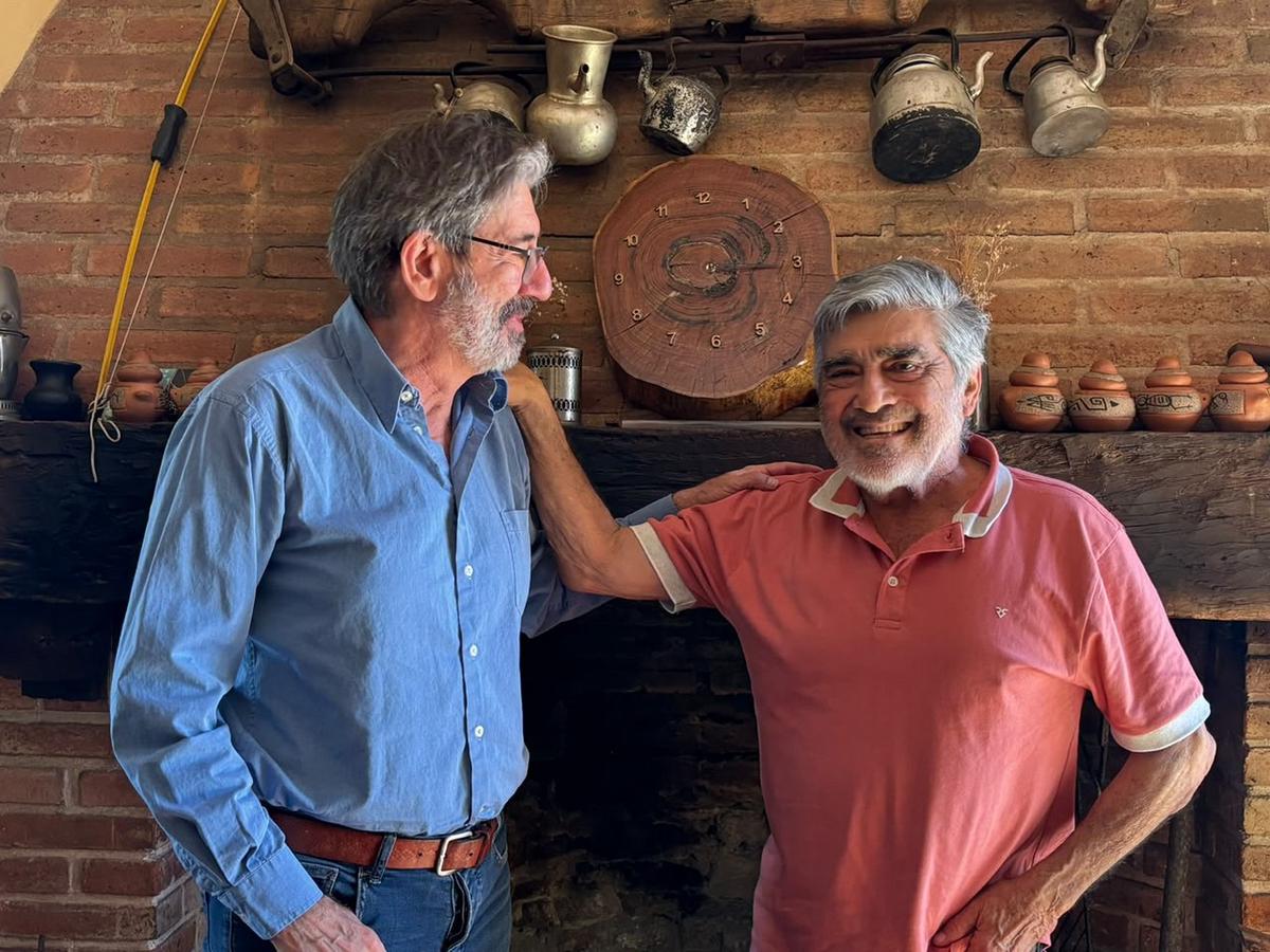 FOTO: Luis Lima, mano a mano con el Chema Forte.