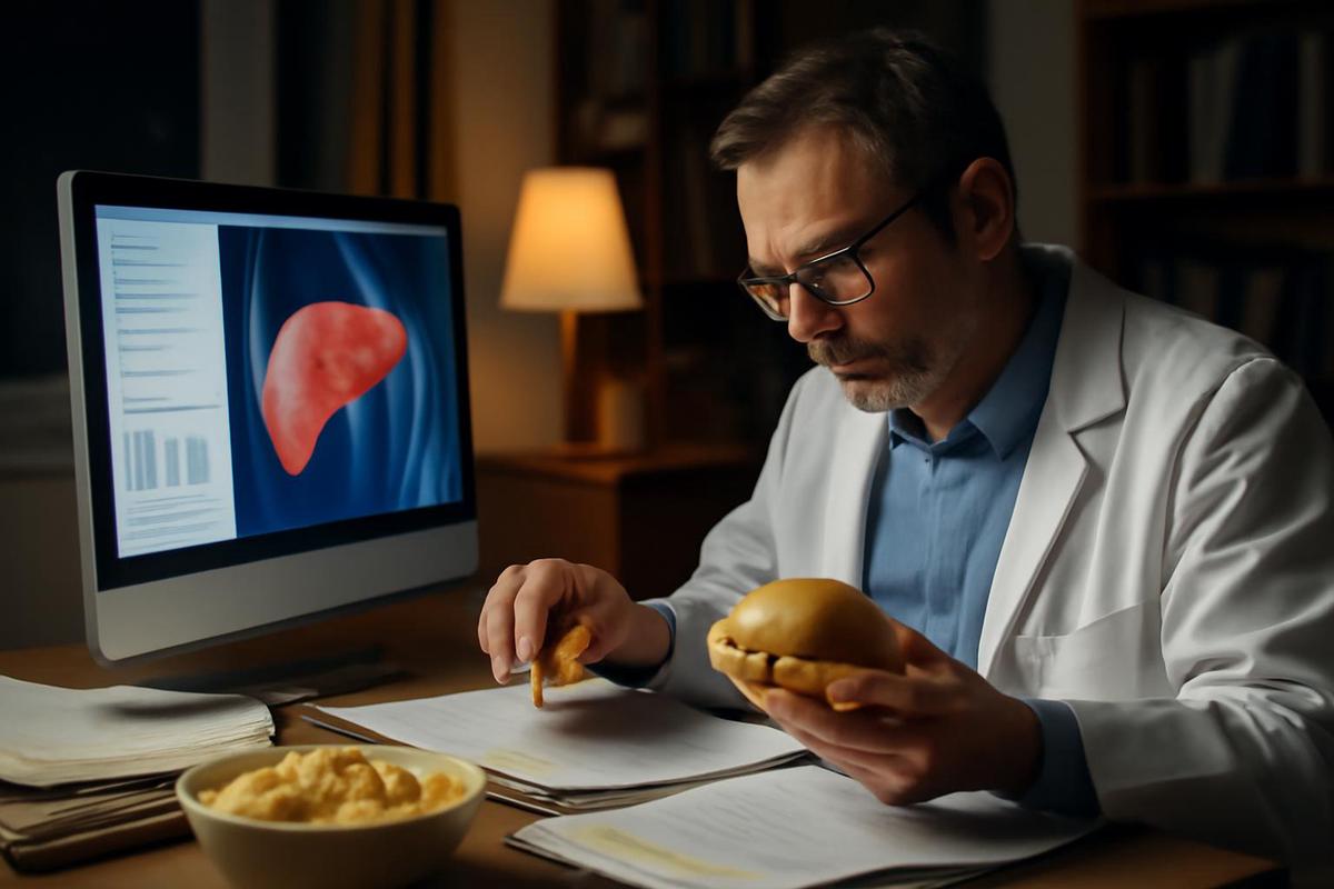 Comer tarde puede afectar la salud del hígado