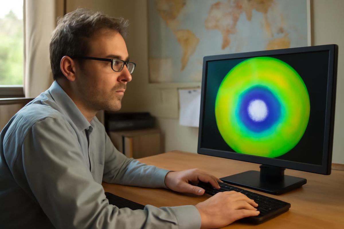 El agujero de ozono sobre la Antártida en 2025