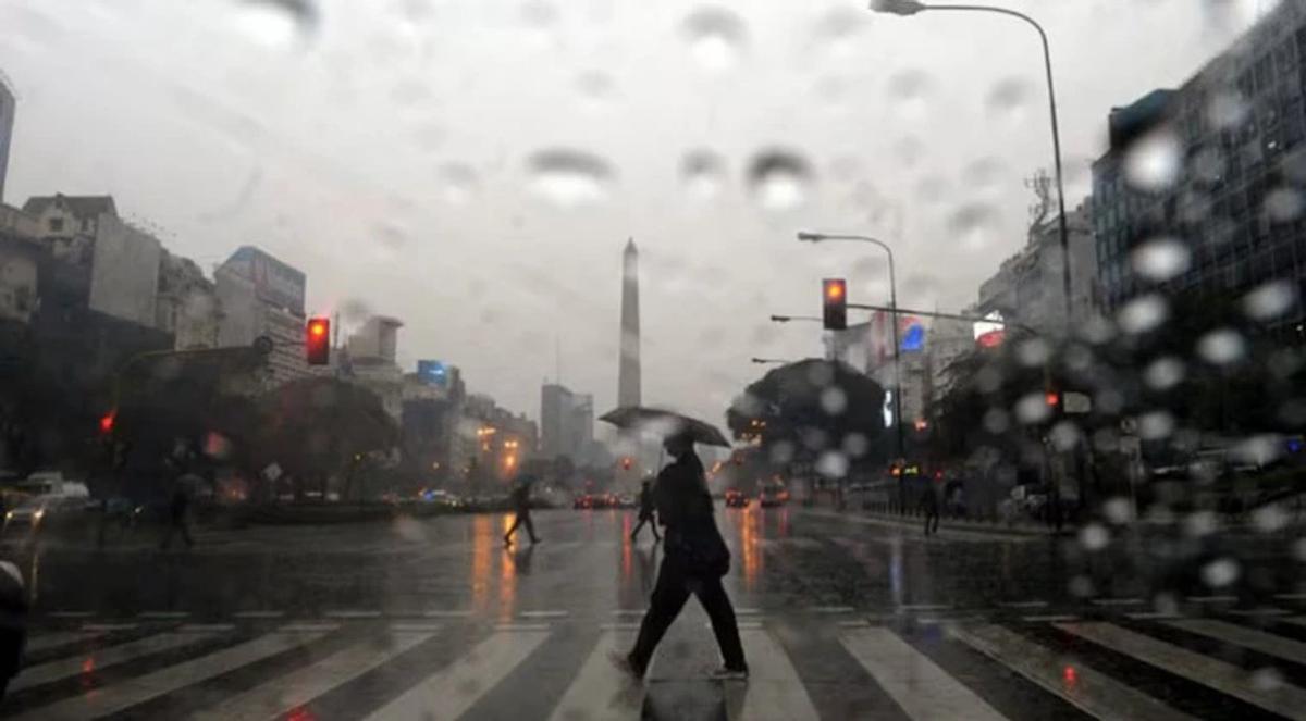 El SMN advierte sobre lluvias y vientos en el AMBA hasta el viernes