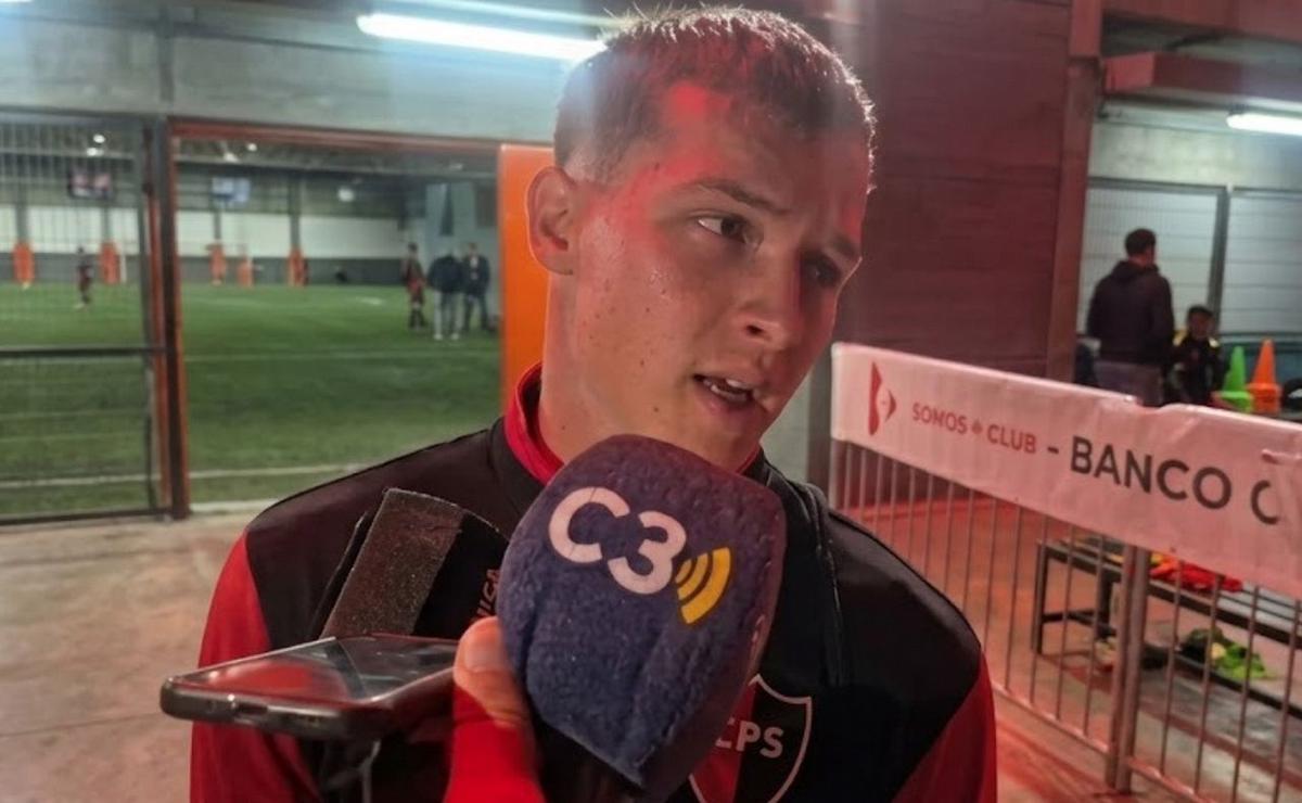 Luca Regiardo, capitán de Newell's.