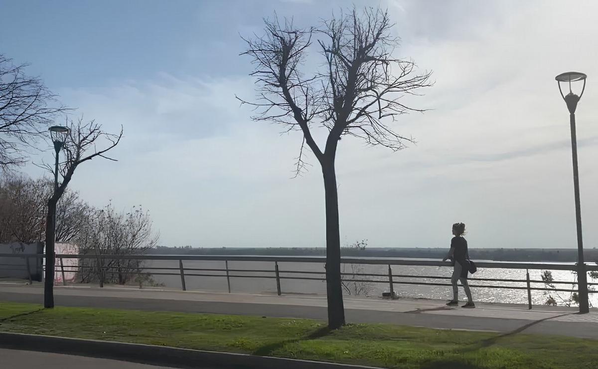 Jornada fresca en la ciudad de Rosario.