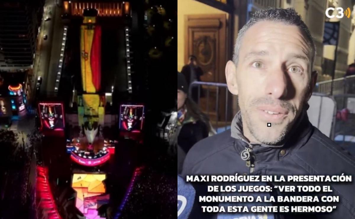 Maximiliano Rodríguez pasó por la apertura de los Juegos Suramericanos y habló con Cadena 3.