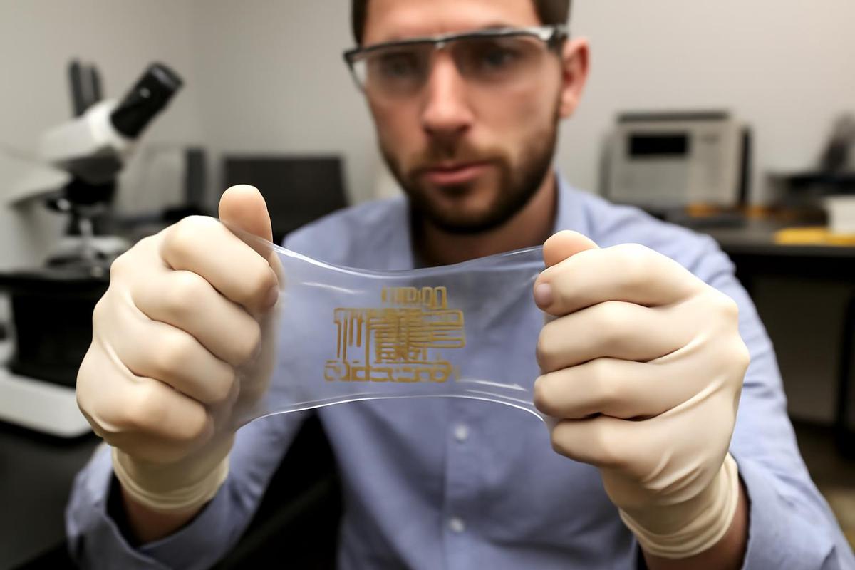 Desarrollo de electrónica gomosa que imita circuitos CMOS