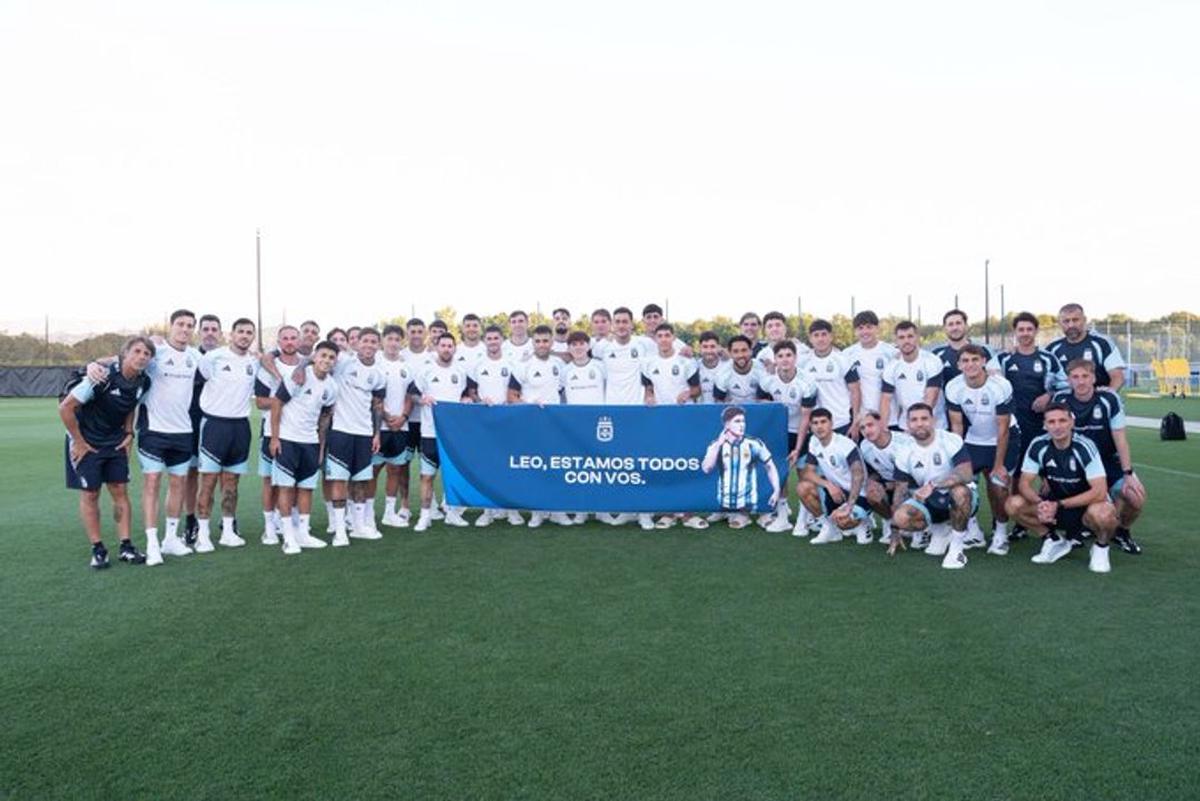 La Selección argentina y el mensaje a Balerdi