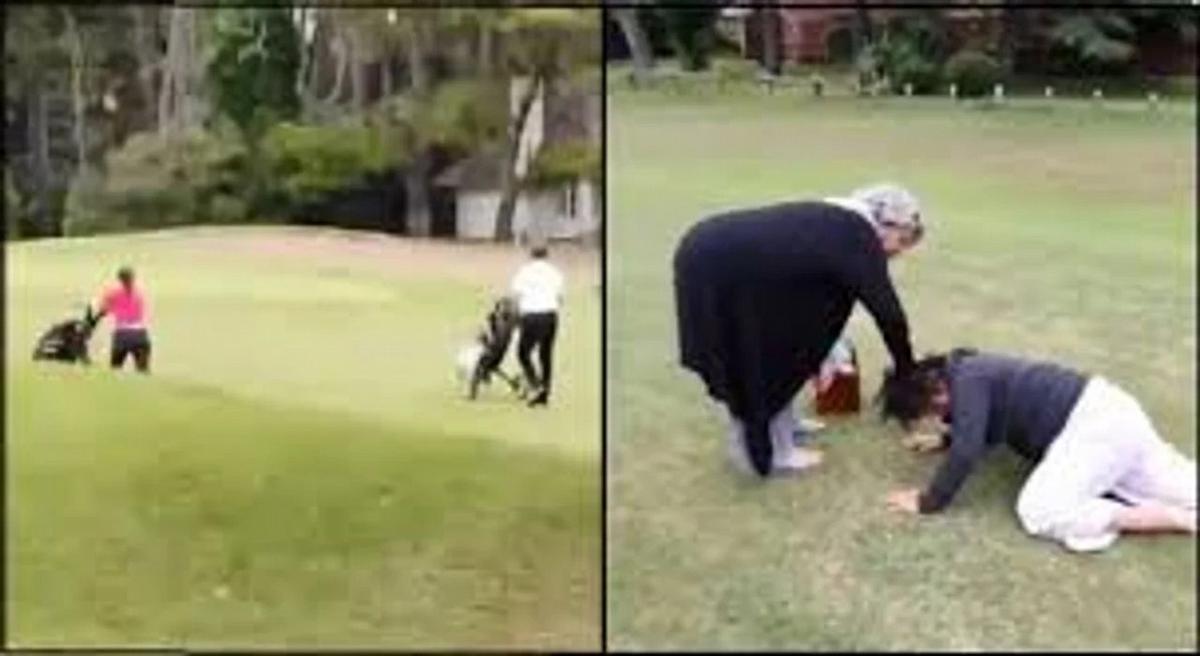 FOTO: Mujer atacada con un palo de golf (Foto:NA)