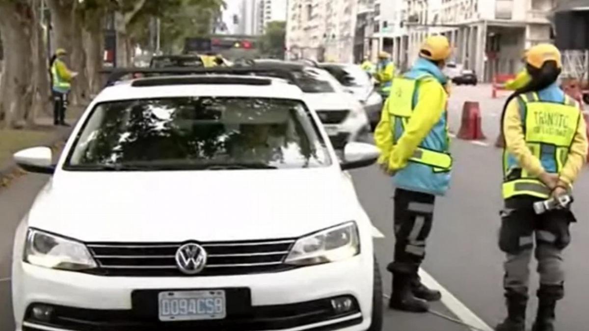 FOTO: Diplomáticos rusos se negaron a un control de alcoholemia en Recoleta