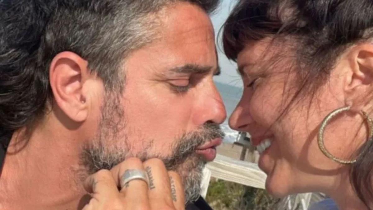 Luciano Castro y Griselda Siciliani. Foto: Agencia NA (Captura)