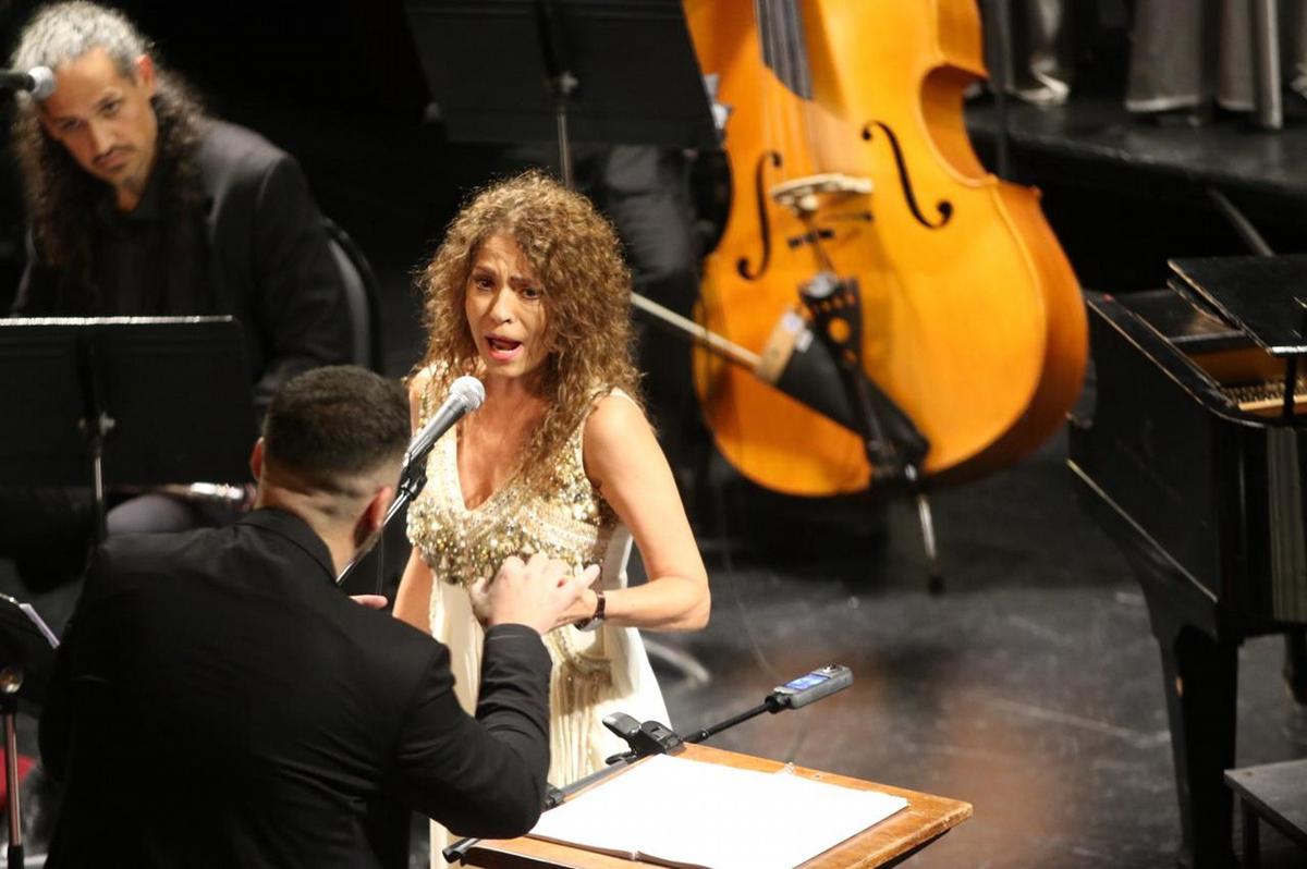 Patricia Sosa en un emocionante concierto en el Libertador. (Daniel Cáceres/C3).