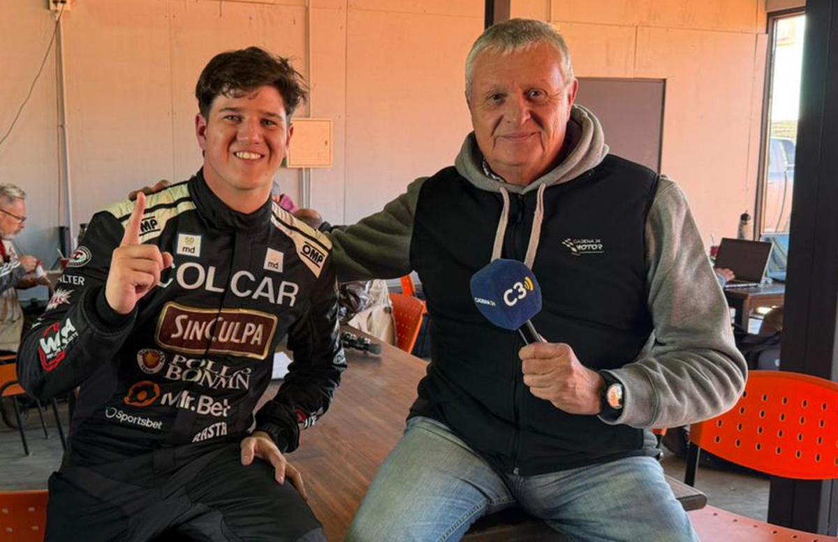 Moscardini y Cadena3 en El Calafate luego de la clasificación sabatina.