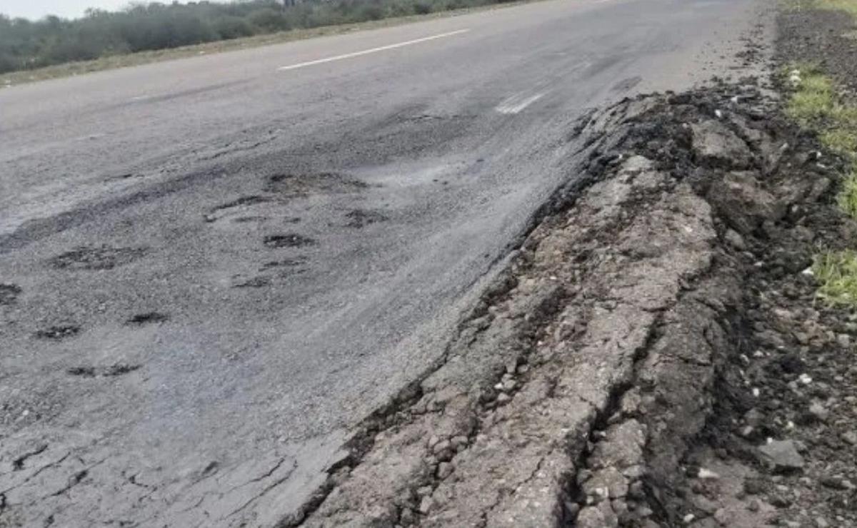 FOTO: Rutas destrozadas en Santa Fe y falta de soluciones de Nación.